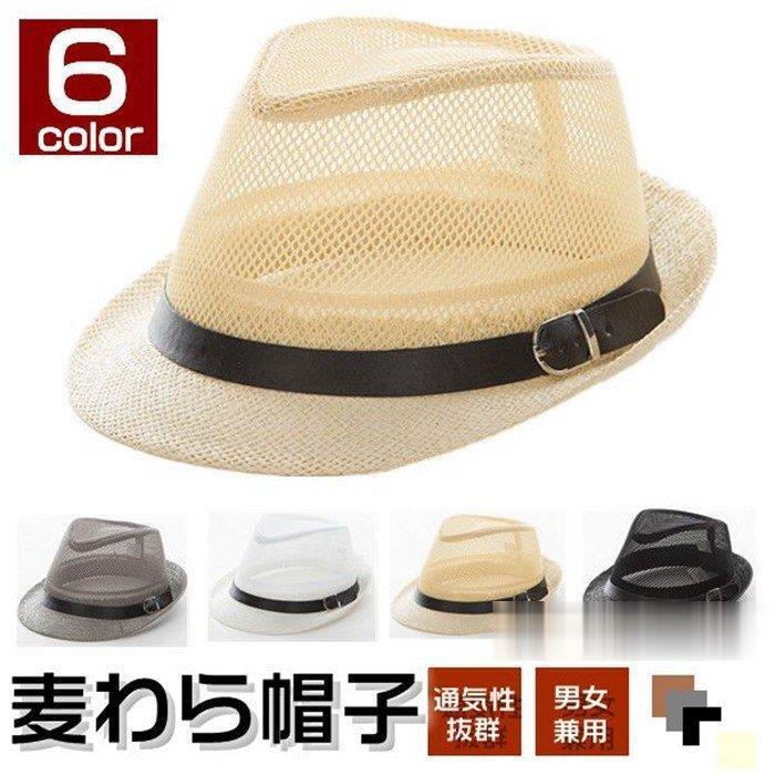 麦わら帽子 パナマ帽 セール ハット 中折れ ストローハット メンズ レディース 帽子 メッシュ 通気性 夏 涼しい